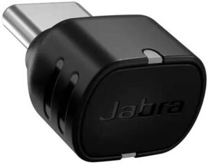 Jabra Link 390 Wireless Adapter, LED Indicator, Plug & Play, Bluetooth 5.3, Microsoft Teams Certification (MS), USB-C Connectivity, Wireless Range Up To 30M/100ft, Black | 14208-44