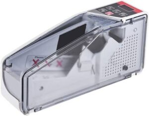 Decdeal Portable Mini Handy Money Counter Worldwide Bill Cash Banknote Note Currency Counting Machine with LED Display Financial Equipment