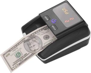 Portable Bill Detector Denomination Value Counter