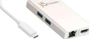 J5Create USB-C TO HDMI/G Ethernet/USB Multi-Adapter | JCA374