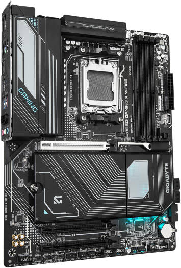 GIGABYTE B850 GAMING X WIFI6E AM5 ATX Motherboard, AMD B850 Chipset, 4x DDR5 DIMM Slot, Up to 256GB Max Memory, 1 x PCIe 5.0 x16, 3 x M.2 Slots, WiFi & BT, Black | B850-GAMING-X-WIFI6E - Image 3