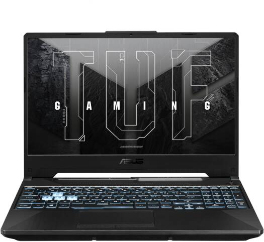 ASUS TUF Gaming A15 FA506NC Gaming Laptop, 15.6" FHD IPS 144Hz Display, AMD Ryzen 5 7535HS, 16GB RAM, 512GB SSD, GeForce RTX 3050 4GB Graphics, English-Arabic KB, Win11, Black | 90NR0JF7-M004M0