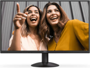 AOC 27B30H Monitor, 27" FHD IPS Display, 100Hz Refresh Rate, 1ms (MPRT) Response Time, AdaptiveSync & Flicker-Free Technology, 16.7 Million Color Display, Black | 27B30H