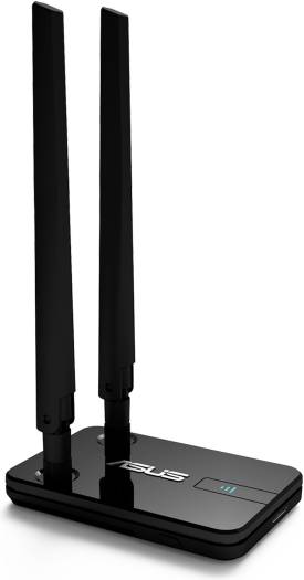 ASUS USB-AC58 Dual Band USB Adapter - AC1300, USB 3.0, 10x Faster Data Transfer, High-Gain Antenna, EZ WPS, Advanced Security | 90IG06I0-BM0400