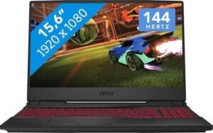 MSI GL65 Leopard 10SFR Intel Core i7-10750H 2.60Ghz, 16GB RAM, 1TB HDD+256 SSD, 8GB NVIDIA GeForce RTX 2070, 15.6" FHD IPS 144Hz Windows 10 Home Gaming Laptop Eng-Arabic Black Color | 9S7-16U722-608