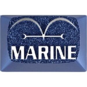 ZomoPlus Marine Customized Keycap, Cherry MX Switches And Clones, One Piece Theme Metal, With CNC Engraving, 1.5u Size | ZO-PS-MARINE