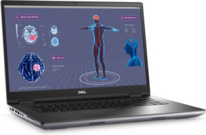 Dell Precision 7780 Mobile Workstation Laptop, 17" FHD WVA 60Hz Display, Intel Core i9-13950HX, 32GB RAM, 1TB SSD, RTX 5000 Ada 16GB Graphics, English Keyboard, Windows 11 Pro, Grey | PRE-7780