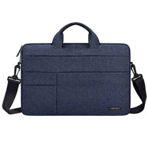 Protect Premium Quality Laptop Bag, Fits Up To 15-16 Inches, Water Resistant, Top Loader, Blue | BLT15-BL