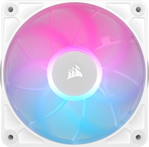 Corsair iCUE LINK RX120 MAX RGB 120mm PWM Thick Fans Starter Kit, 120mm x 30mm Fan Size, 2000 RPM Fan Speed, 71.3 CFM Fan Airflow, Magnetic Dome Bearing, Pack of 3, White | CO-9051038-WW - Image 2