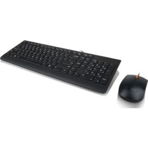 Lenovo 300 USB Combo Keyboard and Mouse, 1600 Dpi Resolution, 2.5 Zone English Arabic Keyboard Layout, Black | GX30M39607