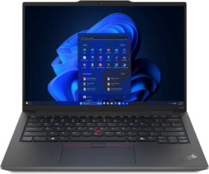 Lenovo ThinkPad E14 Gen 6 Laptop, 14" WUXGA IPS Display, Intel Core Ultra 7 155H Processor, 16GB RAM, 512GB SSD, Intel Arc Graphics, English - Arabic Keyboard, Windows 11 Pro, Black | 21M7001VGR