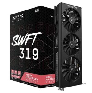 XFX Speedster SWFT 319 AMD Radeon RX 6900 XT Core Graphics Card, With 16GB GDDR6 256 Bit, 2250 MHz Boost Clock, AMD RDNA 2, 16 Gbps, 5120 Stream Processor, HDMI 3xDP | RX-69XTAQFD9