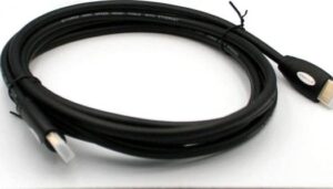 Bitcorez HDMI Copper Cable 1M, Support 3D and 4K (Gold Plated) 30AWG 60hz Jacket PVC - Black | AHDMIP1BK