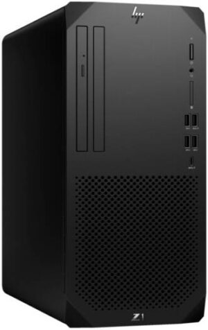 HP Z1 G9 Tower Desktop Computer, Intel Core i7-13700 Processor, 16GB DDR5 RAM, 512GB SSD + 1TB SATA 3.5" Storage, Intel UHD Graphics 770, Windows 11 Pro, Black | Z1-TWR-G9