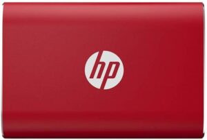 HP P500 Portable External Solid State Drive, 1 TB Capacity,  420 Mb/s Read Speed, 260 Mb/s Write Speed, 3D NAND Flash Technology, Red | 1F5P5AA