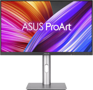 ASUS ProArt Display PA24ACRV Professional Monitor, 24" QHD IPS Display, 75Hz Refresh Rate, 5ms (GtG) Response Time, MediaSync Display, 16.7m Display Colors, Silver | 90LM08Y0-B01M70