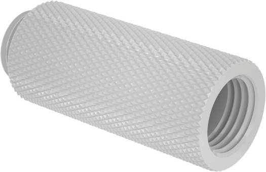 Barrow G1/4" Male to Female 40mm Extender Fitting, Brass Material, Suitable For Connecting and Extending Water Cooling Hardware, Anti Skid Design, White | TNYZ-G40-WH