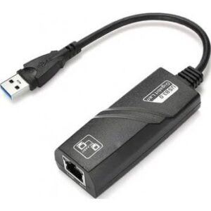 USB 3.0 To 1000Mbps Gigabit RJ45 Ethernet LAN Network Adapter Black | HH-8