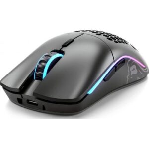 Glorious O Minus Wireless RGB Optical Gaming Mouse, Up to 19000 DPI, 400 IPS Tracking Speed, 2.4GHz, Up to 71 Hours Battery Life, Matte Black | GLO-MS-OMW-MB