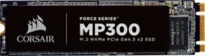 Corsair Force MP300 M.2 2280 240GB SSD, PCIe Gen 3.0 x2, SSD Max Up to 1,580MB/s, SSD Max Write Up to 920MB/s | CSSD-F240GBMP300