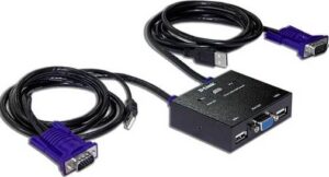 D-Link KVM-221 2-Port USB KVM Switch with Audio Support | KVM-221