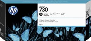 HP 730 300-ml Photo Black DesignJet Ink Cartridge | P2V73A