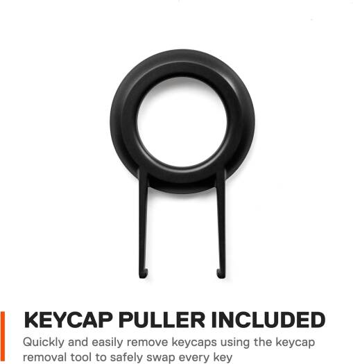 SteelSeries PrismCAPS Double Shot Pudding-Style Keycaps, Durable PBT Thermoplastic, Compatible with a Wide Range of Mechanical Keyboards, US Layout, Black | 60200 - Image 4