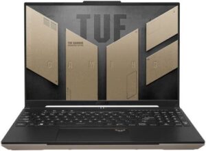ASUS TUF Gaming A16 Advantage Edition FA617NSR Laptop, 16" FHD+ IPS 165Hz Display, AMD Ryzen 7 7435HS, 16GB RAM, 512GB SSD, AMD Radeon RX 7600S, ENG-ARAB K/B, Win11, Sandstorm | FA617NSR-N3028W