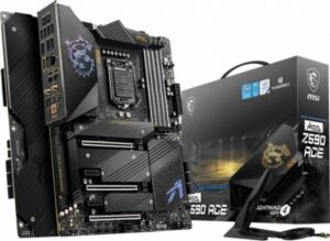 MSI MEG Z590 ACE - Z590, Socket Intel Z590, LGA1200, Max Memory 128 GB, DDR4, Wi-Fi 6E AX210, ATX - MSI | 911-7D04-002 / 911-7D04-007 / 911-7D04-002