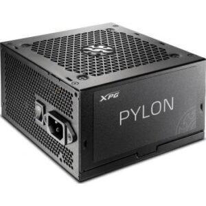 Adata XPG Pylon 650W 80 Plus Bronze Power Supply, 120mm FDB 2000rpm Fan, +12V Rail System, Japanese Capacitor, DC to DC Converters | PYLON650B-BKCGB