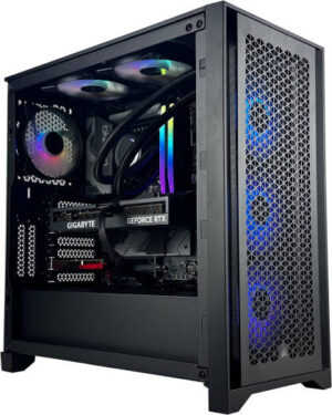 Corsair X Gaming PC - Intel Core i9-14900K 24 Cores 32 Threads, NVIDIA RTX 4070 Ti 12GB, 32GB DDR5 RAM 6400MHz, 2TB SSD Gen 4, 850W Gold PSU, 360mm Liquid Cooler