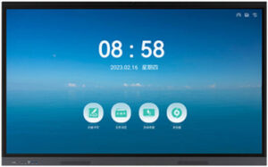 OKV OKVIEW B1, 65" Inch 4K 60Hz Touch Smart Interactive Flat Panel Display, 8GB RAM, 128GB Storage, Android, 3xHDMI, Dolby Audio, Bluetooth, Wi-Fi, LAN, Built-In 48MP Camera | IWB6536-311D2