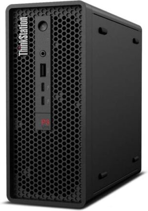 Lenovo ThinkStation P3 Ultra Desktop Workstation, Intel Core i7-13700, 16GB DDR5 RAM, 512GB SSD, Intel UHD Graphics 770, USB ENG-ARB Keyboard & USB Mouse, Win 11 Pro, Black | 30HA000CAX