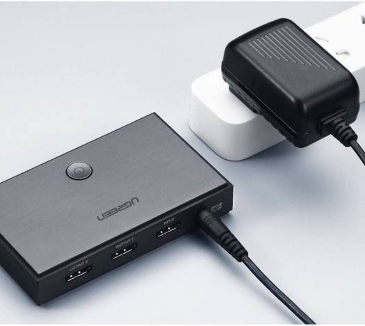 UGREEN 50707 HDMI Splitter 1 Input, 2 Output, Support 4K*2K@60HZ, 3D, HDCP2.2 , EDID, 4K*2K@60HZ within 5M AWG26, 1080P@60HZ within 10M AWG24 HDMI Cable, Black | 50707 - Image 5