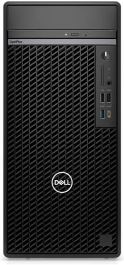 Dell OptiPlex 7010 MT Desktop Computer, Intel Core i7-13700 Processor, 8GB RAM, 512GB SSD Storage, Intel UHD Graphics 770, English-Arabic Keyboard & Mouse, Free DOS, Black | PDO7010I785121Y