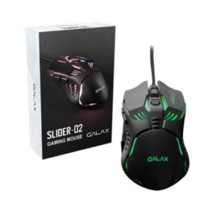 Galax Slider-02 Gaming Mouse, 3200DPI, RGB, 6 Programmable Macro Keys | G-MGS02S1A6SR2B0-GXLG