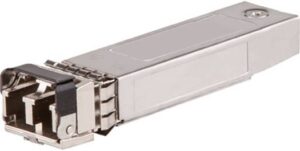 Aruba 1G SFP LC SX Optical Transceiver, 1 Gb/s Throughput, 500m Range, LC to LC Connection | J4858D