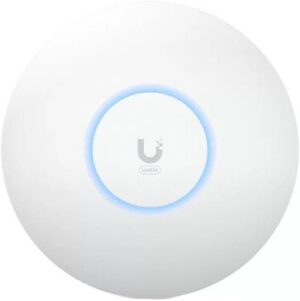 Ubiquiti Networks UniFi U6+ Dual-Band Wi-Fi 6 Access Point, Wi-Fi 6 Standard, Up 2402Mbps , WPA3, 300+ clients, Ceiling/Wall Mount Kit, White | U6+