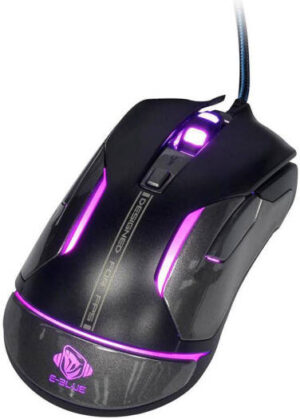 E-Blue Auroza FPS Laser Sensor Gaming Mouse | 8200DPI | laser, 6but. | 1 wheel | gaming mouse | RGB backlight | BLACK | EMS669MGAA-IU