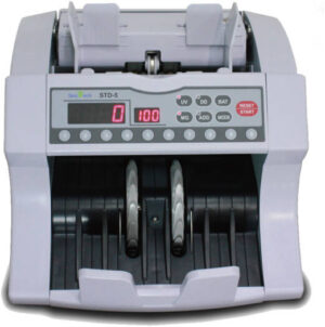 Hitachi STD-5 Standard Banknote Detector, Optical Density & Double (IR), Size, Ultraviolet (UV) & FL , Magnetic Detection, Up to 1,800 Notes/Min Counting Speed, FND LED Display | STD-5
