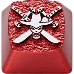 ZomoPlus Mihawk Customized Keycap, Cherry MX Switches And Clones, One Piece Theme Metal, With CNC Engraving, 1u Size | ZO-PS-MIHAWK