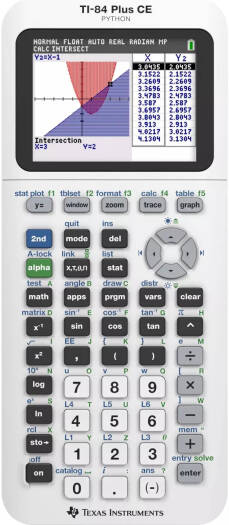 Texas Instruments Calculator TI-84 Plus CE Python - White