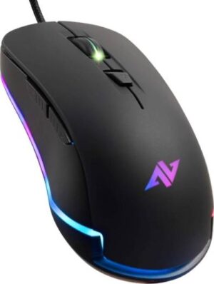ABKONCORE AM8 Gaming Mouse with 4Dpi Levels (800, 1600, 2400, 3200), Programmable Buttons, Wired Ergonomic USB Computer Mouse | MUS-031