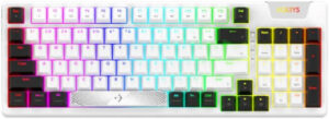 AQIRYS Mechanical Keyboard Adara 96 Swappable HaiMu Linear, White