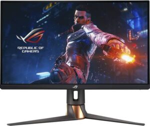 Asus Rog Swift PG279QM 27'' WQHD Monitor, 240 Hz Refresh Rate, 1ms GTG Response Time, 2560 x 1440 Resolution, 16 9 Aspect Ratio, Display HDR 400, G-Sync Technology, Black | 90LM0235-B01370