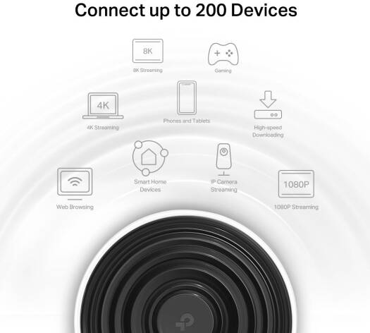 TP-Link Deco XE75 AXE5400 Tri-Band Whole Home Mesh Wi-Fi 6E System, Up to 5378 Mb/s Speed, AI-Driven Mesh, Cover up to 7,200 ft, Connect up to 200 Devices,HomeShield, (3-Pack) White | DECO XE75-3-P - Image 4