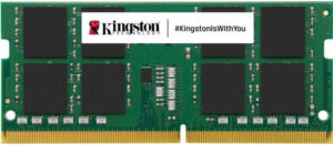 Kingston 32GB DDR5 ValueRAM Non-ECC Unbuffered SODIMM Laptop Memory, 5200MHz Clock Speed, CL42 CAS Latency, 2RX8, 1.1V,  262-pin | KVR52S42BD8-32