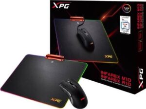 INFAREX M10 Gaming Mouse + INFAREX R10 Gaming Mouse Pad, 125Hz, Full RGB color | XPG-INFAREX-M10-R10