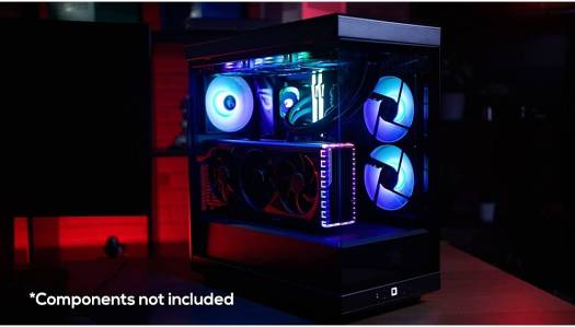 HYTE Y40 Modern Aesthetic Panoramic Mid-Tower ATX Gaming PC Case, Tempered Glass Design, Up to 360mm Radiator & 7x 120mm Fans Support, Vertical Graphics Support, USB Type-C, Black | CS-HYTE-Y40-B - Image 6