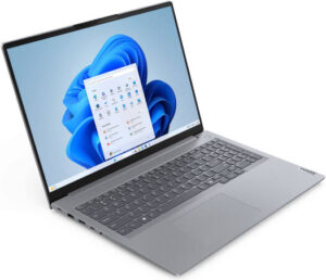 Lenovo ThinkBook 16 G7 IML Laptop, 16" WUXGA IPS 60Hz Display, Intel Core Ultra 7 155H, 16GB RAM, 512GB SSD, Intel Arc Graphics, English (EU) Keyboard, FreeDOS, Arctic Grey | 21MS003GGQ